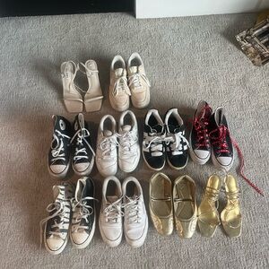 Kids Black and White Sneakers